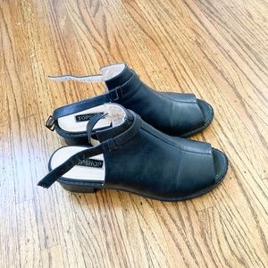 Topshop Open-toe Shoes with Buckle